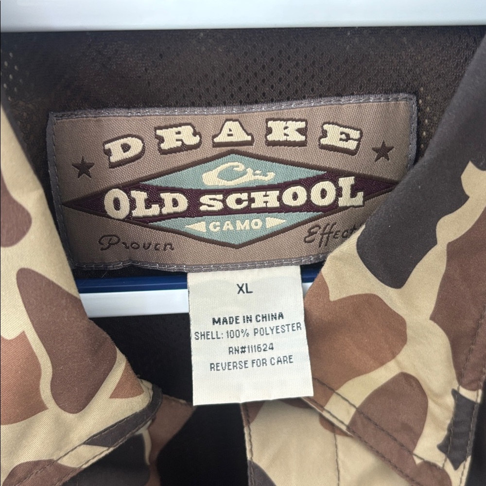 Drake Old School Camouflage Shirt Jacket - Picture 2 of 6
